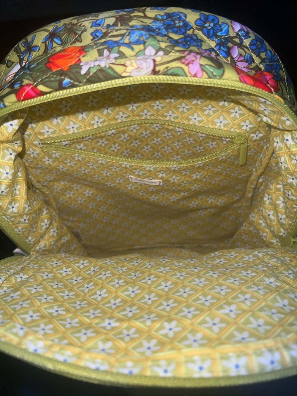 💕Vera Bradley Small Banbury Backpack Meadow Bouquet - Picture 8 of 9